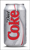 Diet Coke Can Edible Icing Cake Topper