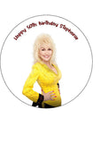 Dolly Parton Edible Icing Cake Topper 02