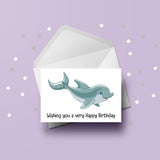 Dolphin 02 Birthday Card