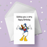 Donald Duck Birthday Card 02