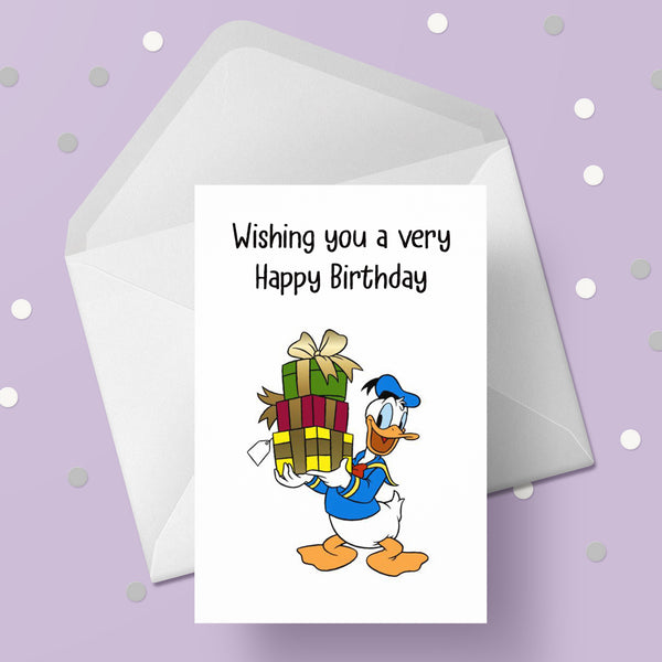 Donald Duck Birthday Card 03