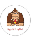 Donkey Kong Edible Icing Cake Topper
