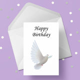 Dove Birthday Card