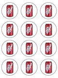 Dr Pepper Can Edible Icing Cake Topper