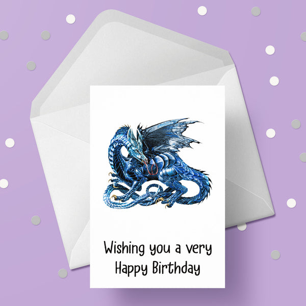 Dragon Birthday Card 01