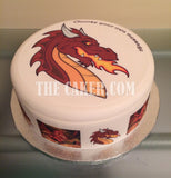 Dragon Edible Icing Cake Topper 02