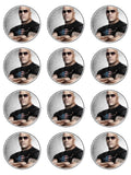 Dwayne Johnson Edible Icing Cake Topper 01