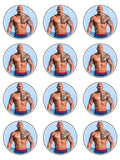 Dwayne Johnson Edible Icing Cake Topper 02