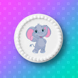 Elephant 01 Edible Icing Cake Topper