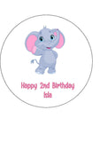Elephant 01 Edible Icing Cake Topper