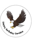Eagle 01 Edible Icing Cake Topper or Ribbon