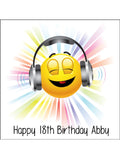 Headphones Edible Icing Cake Topper 01