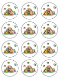 Easter Edible Icing Cake Topper 03