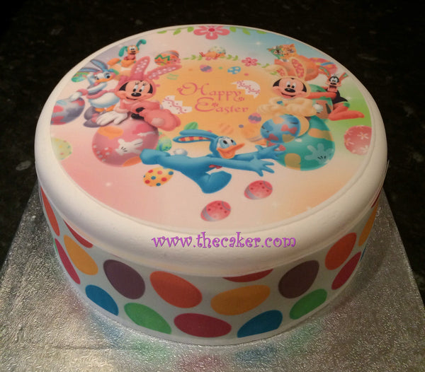 Easter Edible Icing Cake Topper 04