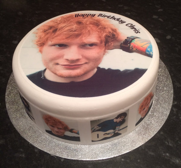 Ed Sheeran Edible Icing Cake Topper 01