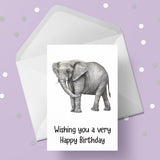 Elephant 03 Birthday Card
