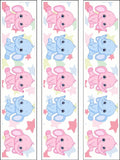 New Baby Edible Icing Cake Topper 06 - Baby Shower Twins
