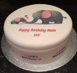 Elephant 02 Edible Icing Cake Topper
