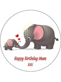 Elephant 02 Edible Icing Cake Topper