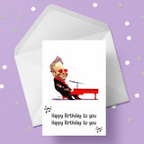 Elton John Birthday Card 03