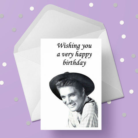 Elvis Presley 02 Birthday Card