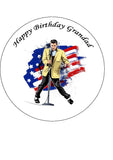 Elvis Presley Edible Icing Cake Topper 03