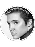 Elvis Presley Edible Icing Cake Topper 01