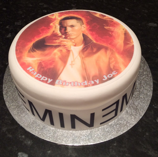 Eminem 01 Edible Icing Cake Topper or Ribbon