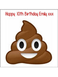 Emoji Edible Icing Cake Topper 07 - Poop