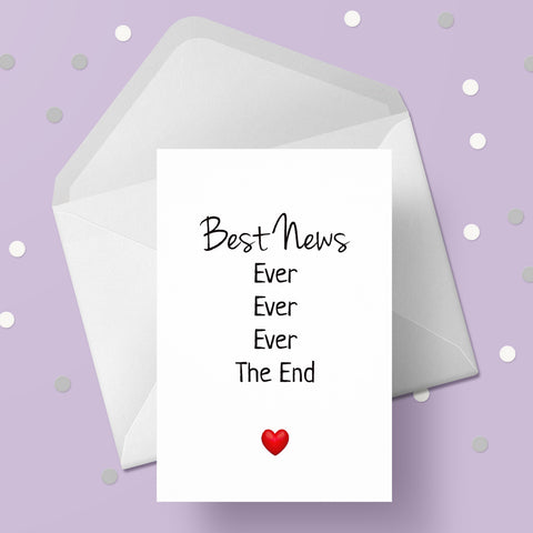 Engagement 02 Card - Best News Ever
