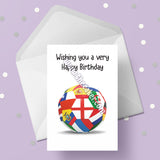 England Football Birthday Card 01 - England FC