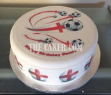 England Football Edible Icing Cake Topper 03