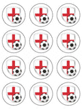 England Football Edible Icing Cake Topper 06