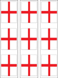 England Flag Edible Icing Cake Topper