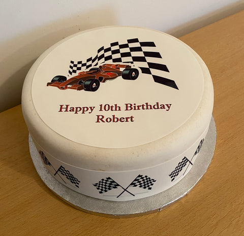 F1 Formula One 03 Edible Icing Cake Topper