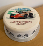 F1 Formula One Edible Icing Cake Topper 04