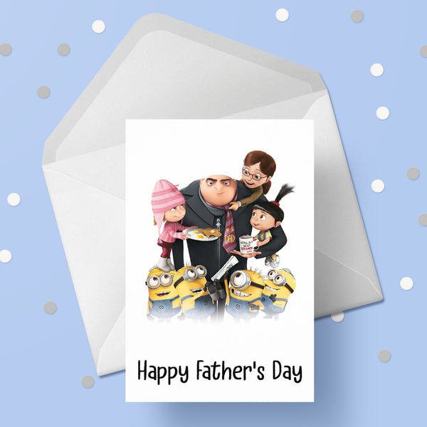 Father's Day Card 11 - Despicable Me Minions