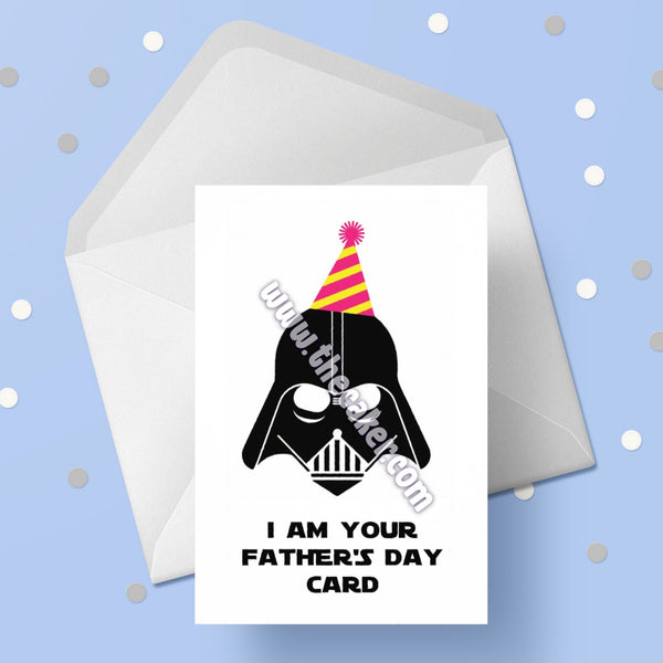 Father's Day Card 24 - Funny Star Wars Darth Vader Card
