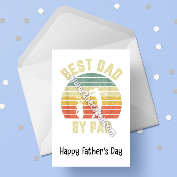Father's Day Card 30 - Golf loving Dad