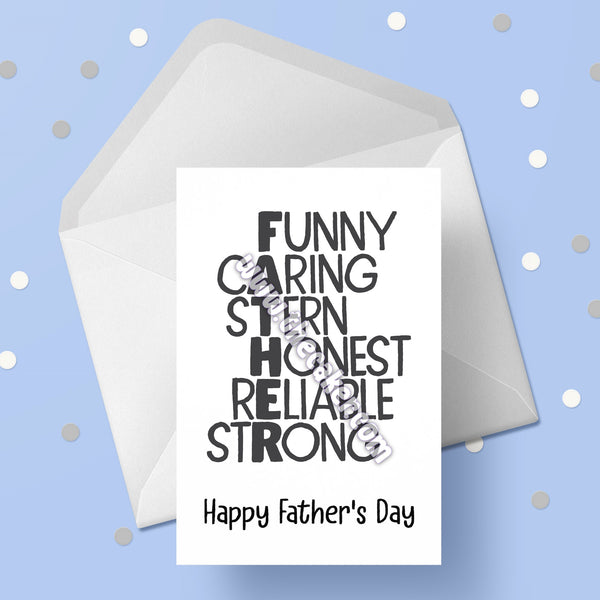 Father's Day Card 34 - FATHER