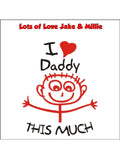 Father's Day Edible Icing Cake Topper 01