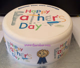 Father's Day Edible Icing Cake Topper 02