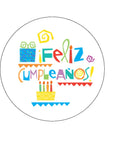 Feliz Cumpleanos Edible Icing Cake Topper