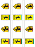 Ferrari Racing Car Edible Icing Cake Topper 02