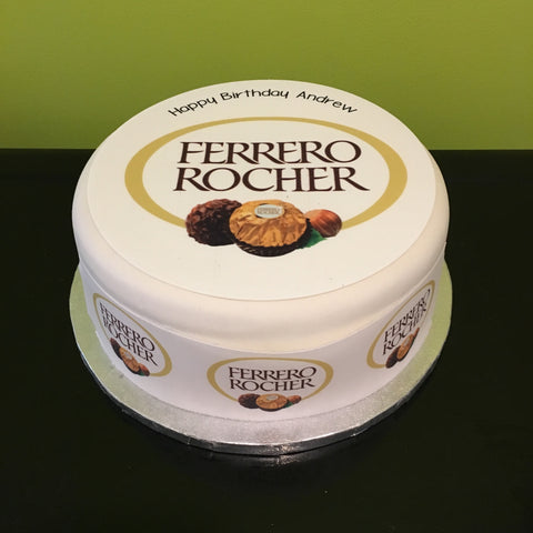 Ferrero Rocher Chocolate Edible Icing Cake Topper