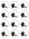 Movie Theme Edible Icing Cake Topper 01