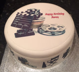 Movie Theme Edible Icing Cake Topper 01