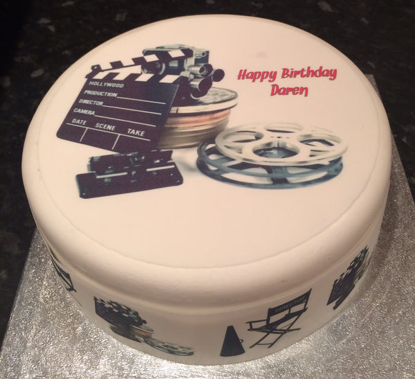 Movie Theme Edible Icing Cake Topper 01