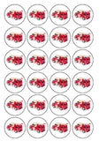 Fire Engine Truck Edible Icing Cake Topper 02