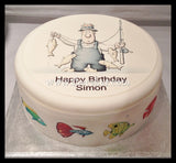 Fishing Edible Icing Cake Topper 01